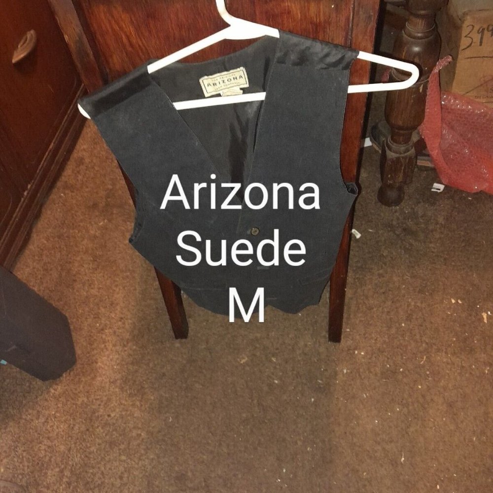 arizona suede vest women medium